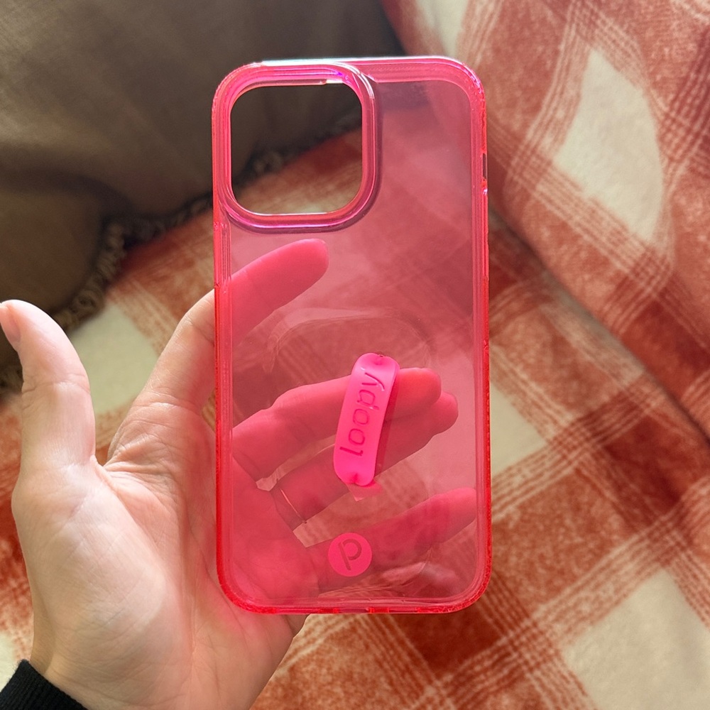 I phone 14 pro max Loopy Pink Phone Case